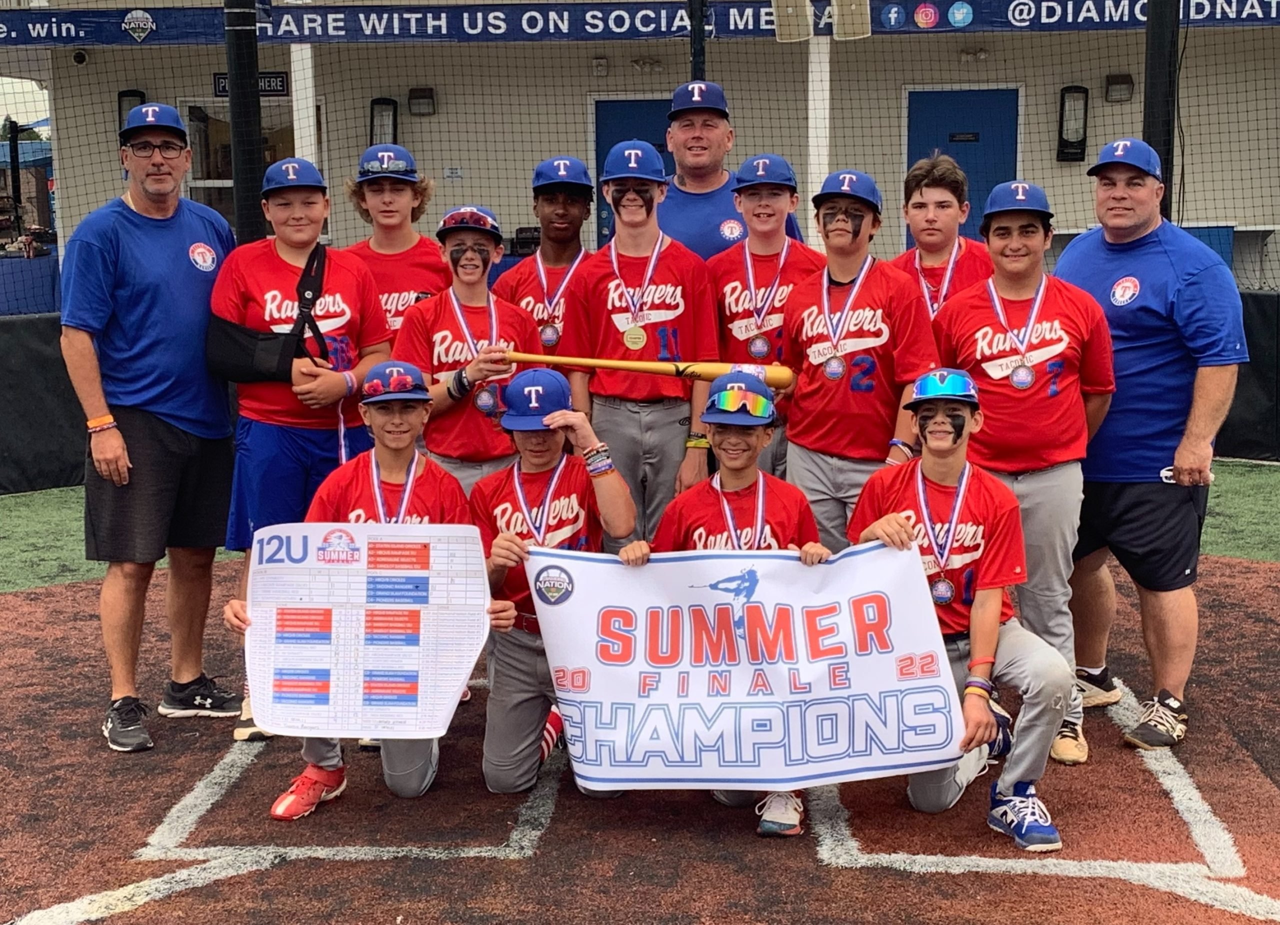 Six Taconic Rangers bombs secure 12U Summer Finale title Diamond Nation