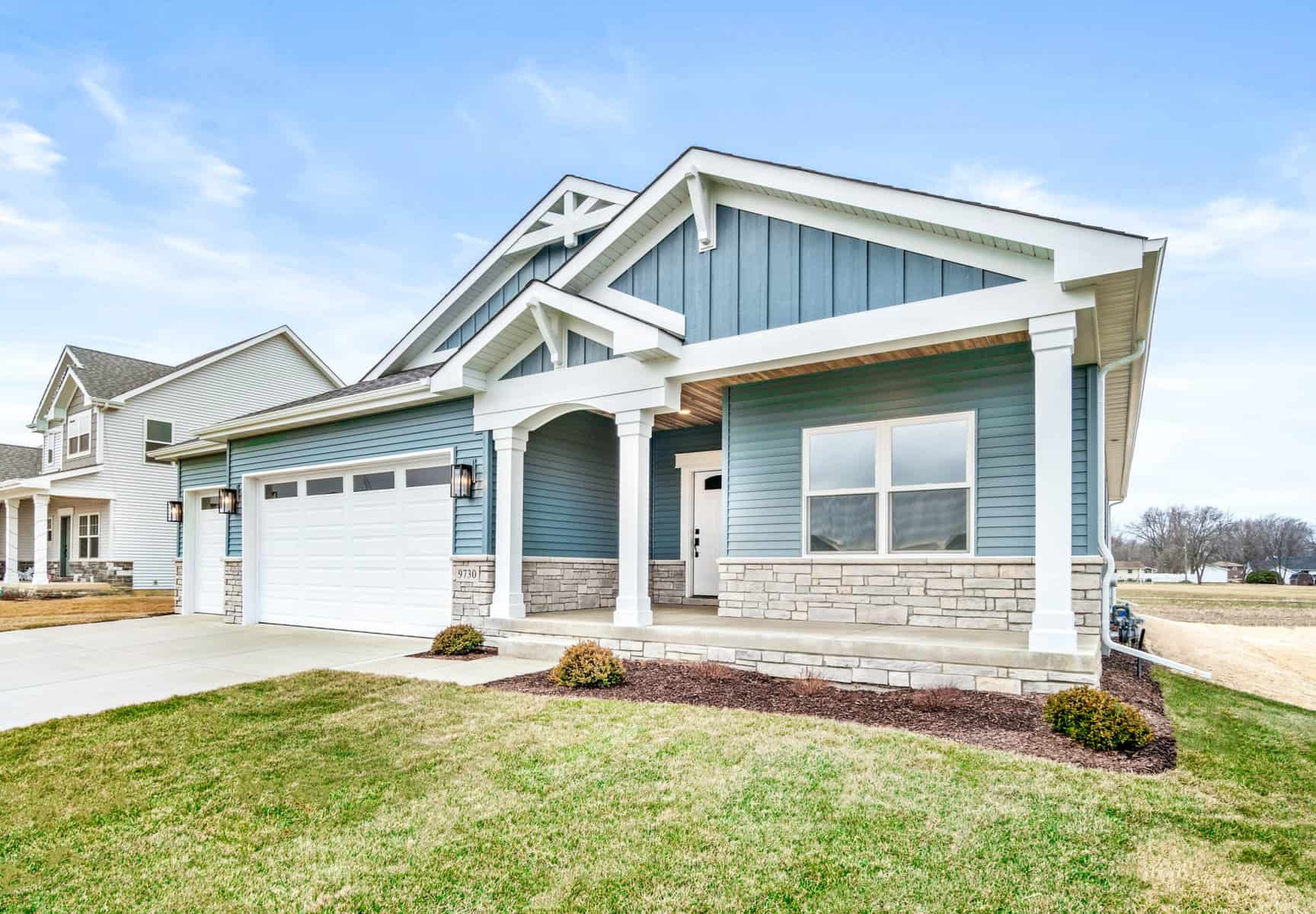 The Hayes Cedar Lake, IN Diamond Peak Homes