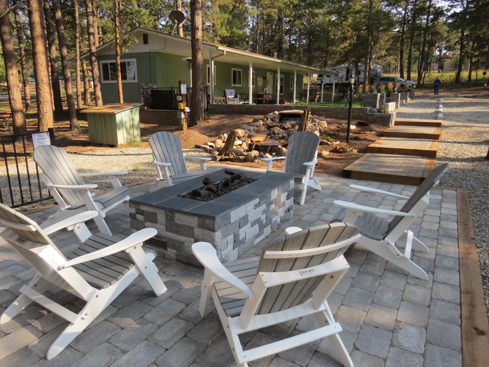 Diamond Campground and RV Park in Woodland Park, CO Shaded by