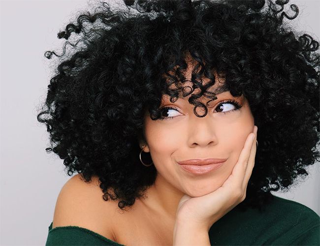 Fringe haircuts come with tapered sides and short hair on top with slightly longer bangs. 25 Photos That Will Make You Want Curly Bangs Naturallycurly Com