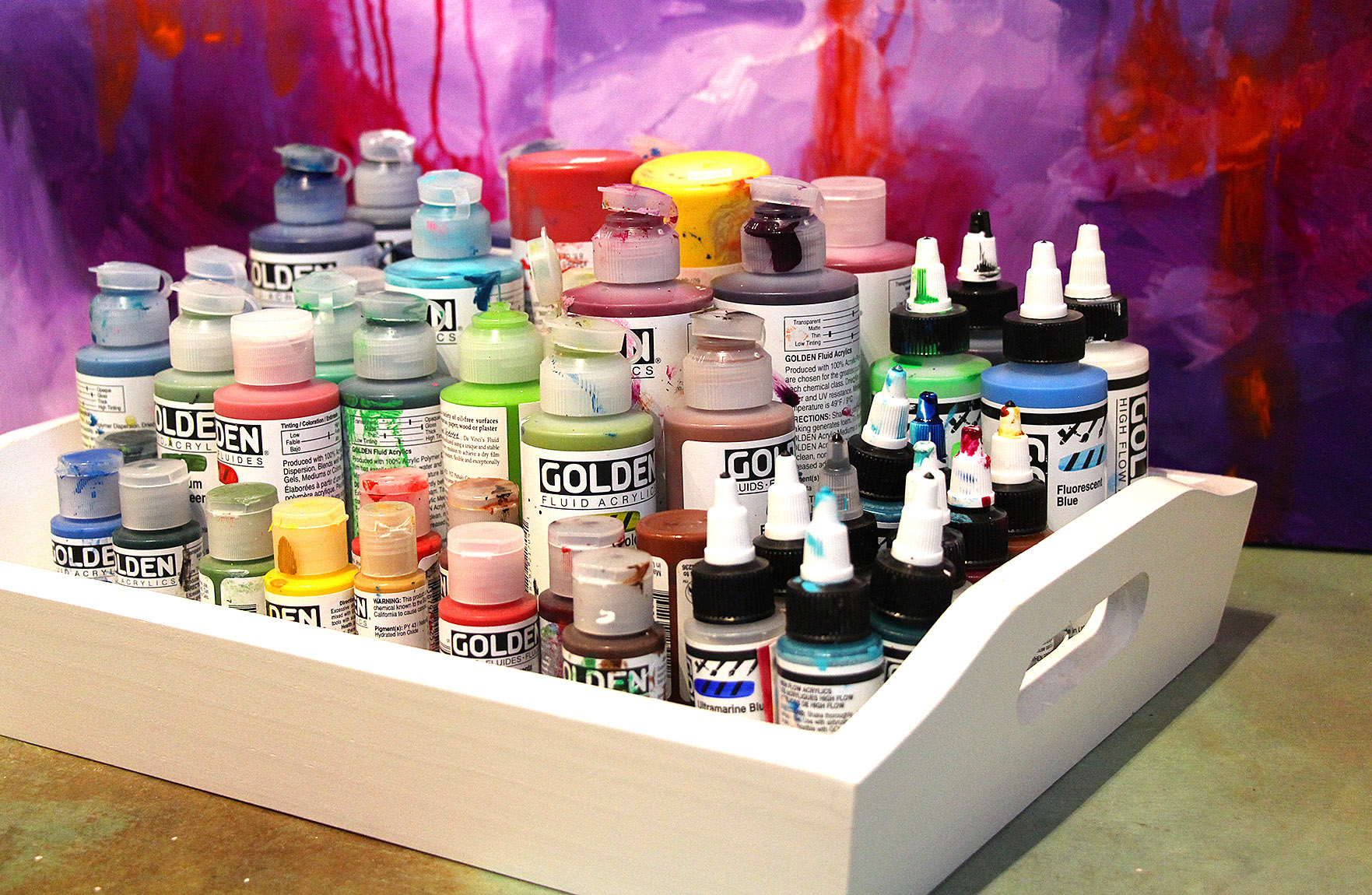Acrylic And Oil Paint Tube Storage Ideas