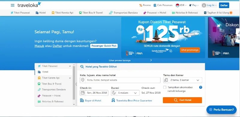 9+ Situs Pesan Tiket Paling Lengkap, Populer, dan Terpercaya!