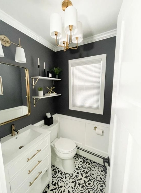 How To Decorate A Very Small Half Bath
