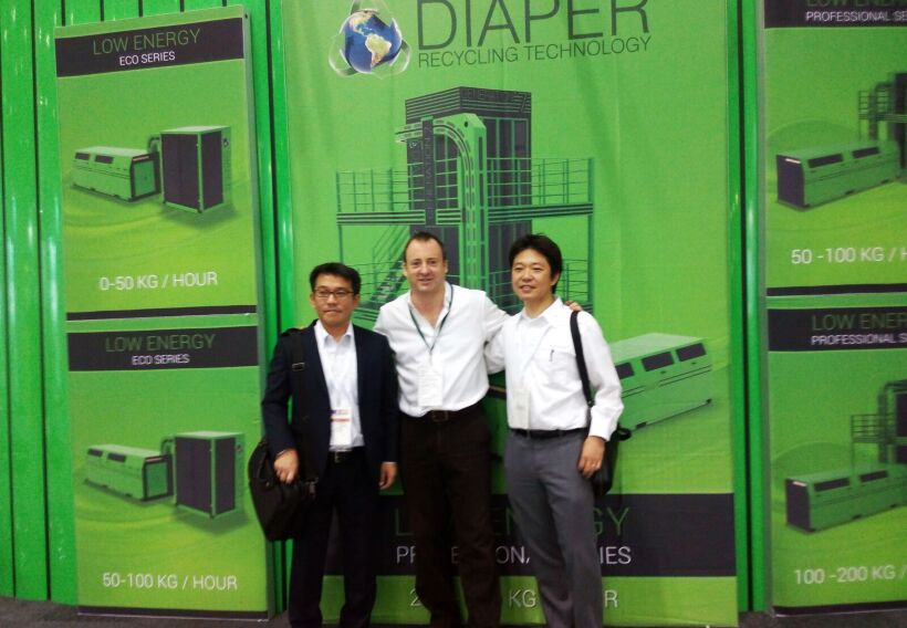 Diaper Recycling Technology Shows Next Generation 7 Equipment