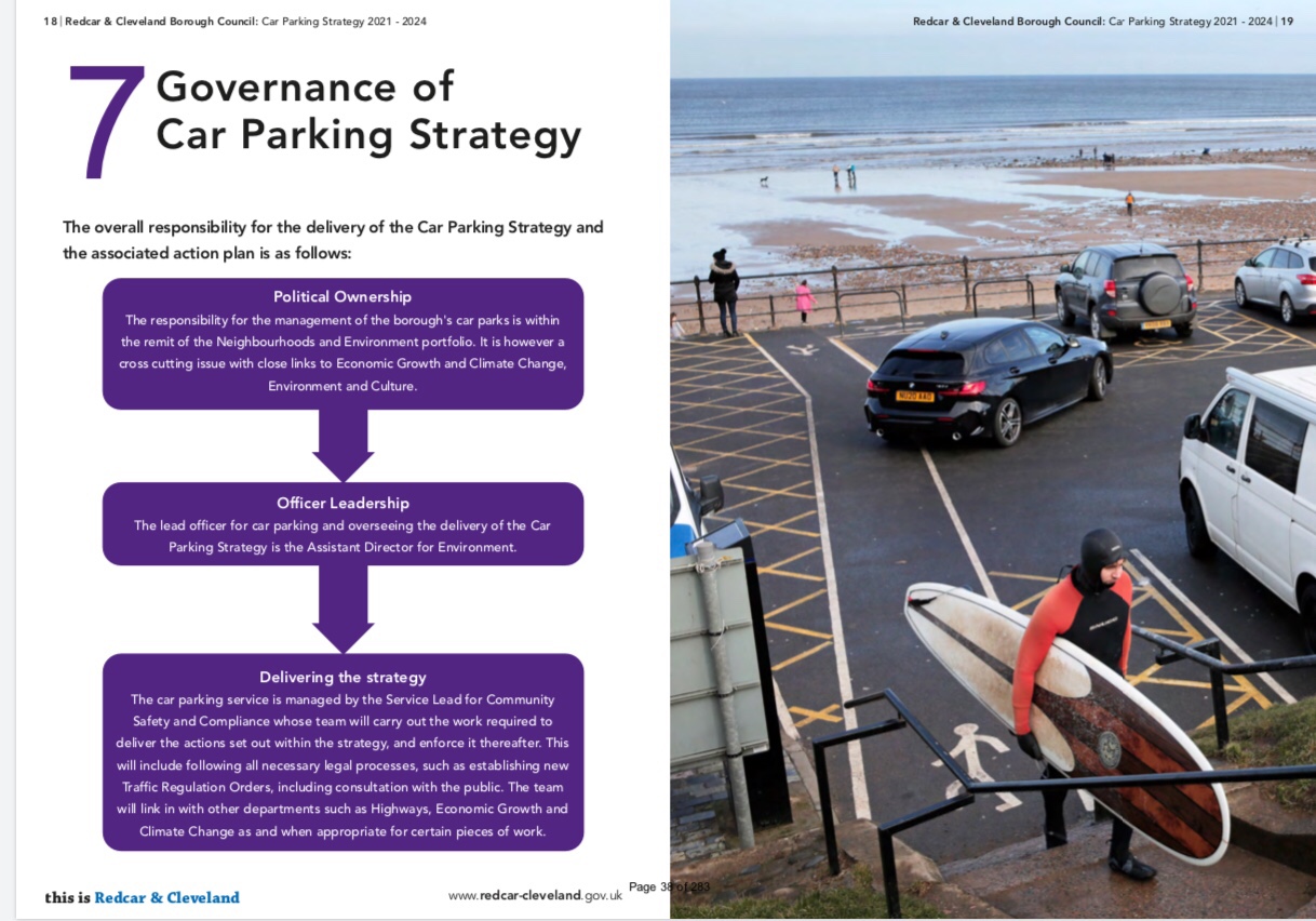 Redcar And Cleveland Car Parking Strategy and Delivery 2021 2024