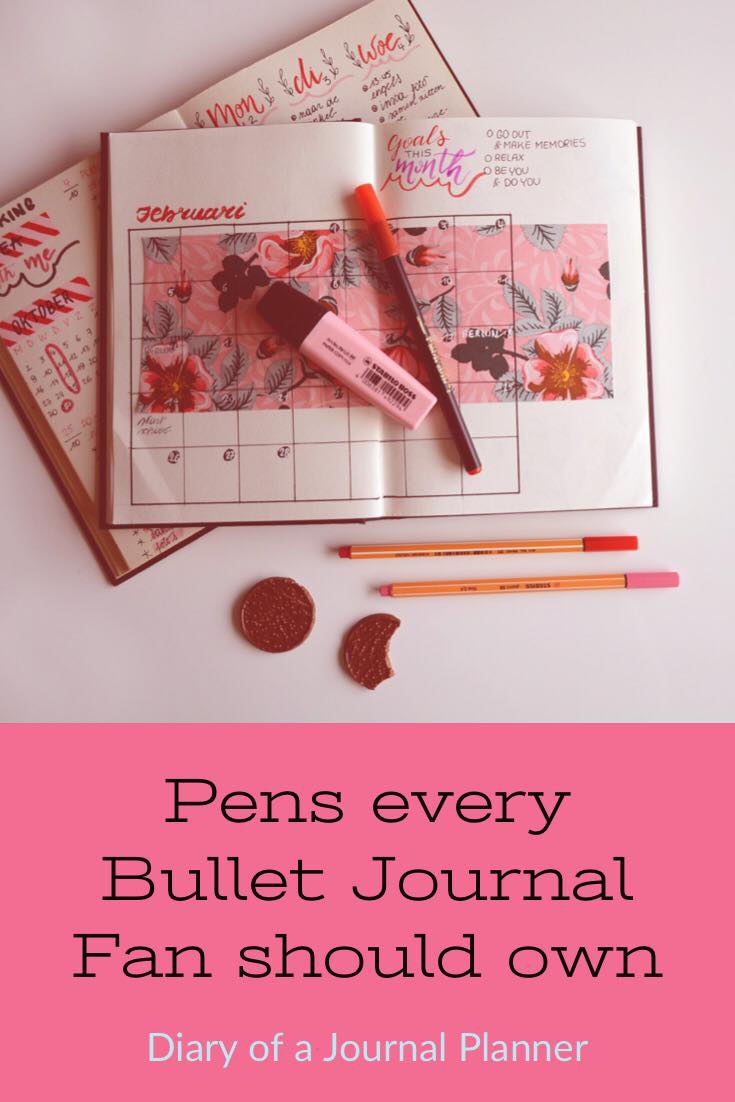 Best Pens for Bullet Journal