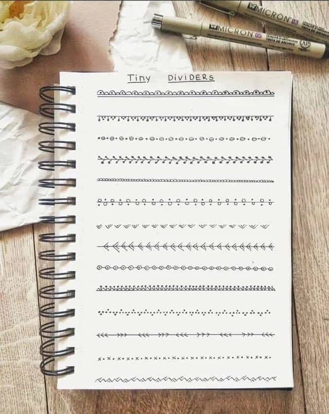 Bullet Journal Borders To Make Your Bujo Pages Pretty
