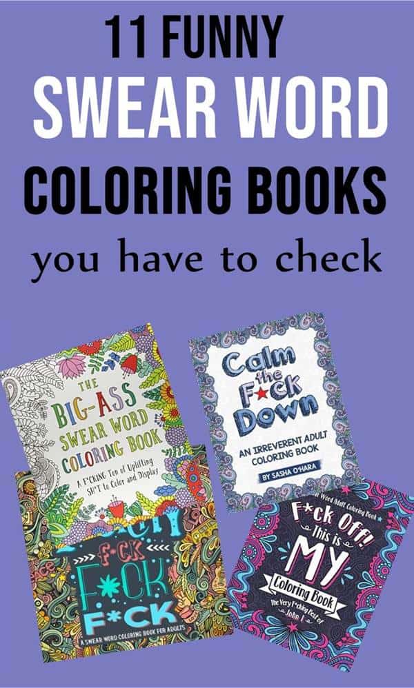 Cuss Word Adult Coloring Pages