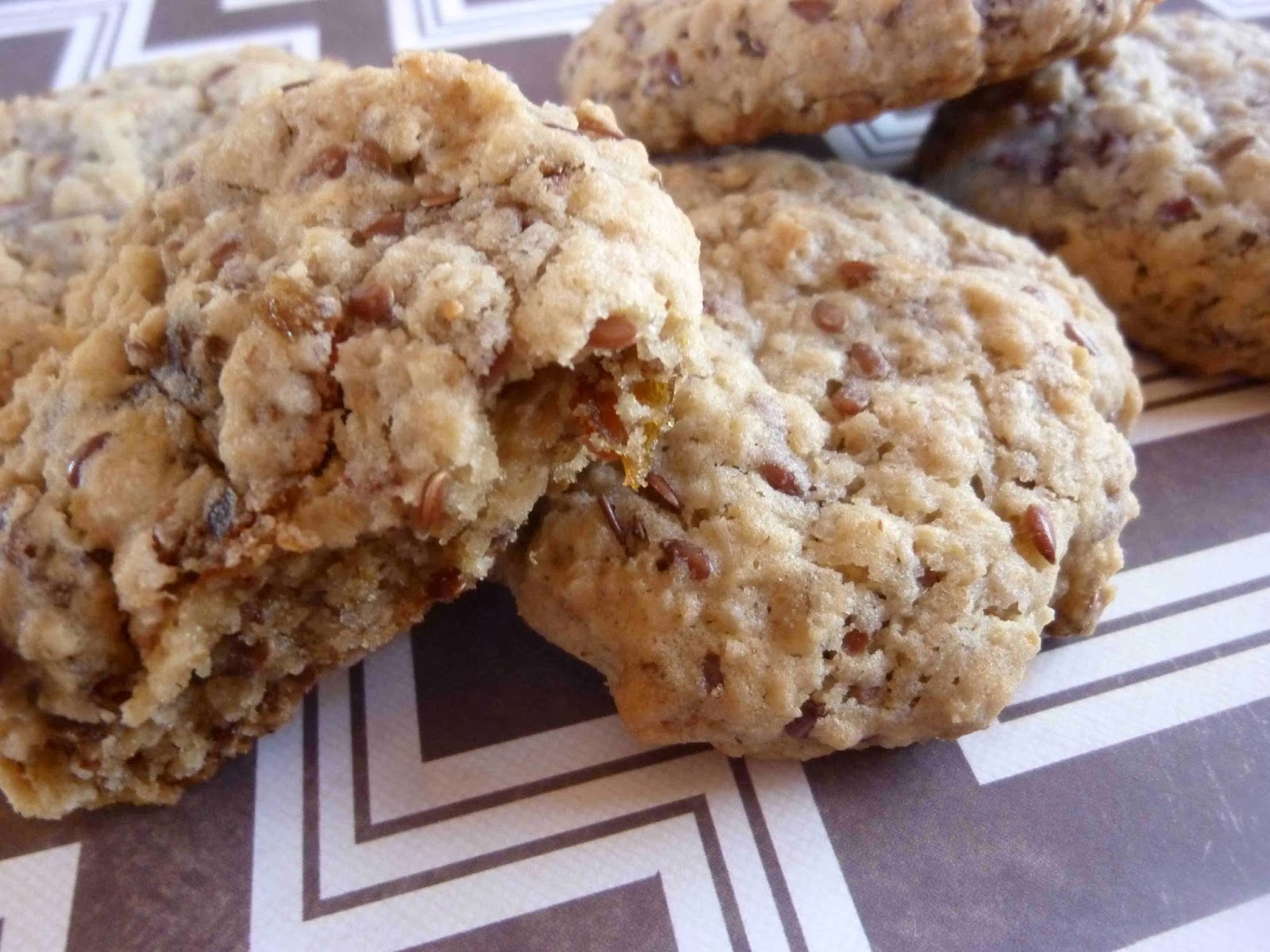 Flax Seed Date Oatmeal Cookies Diary of a Mad Hausfrau