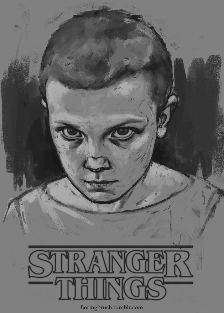 Stranger things (Eleven) por YorsyH Dibujando