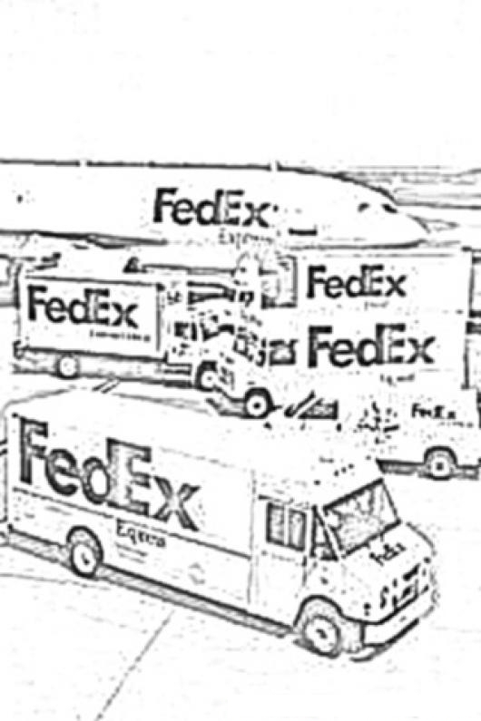 Fedex Coloring Sheets Coloring Pages
