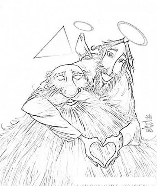 Dibujo de dios padre Imagui