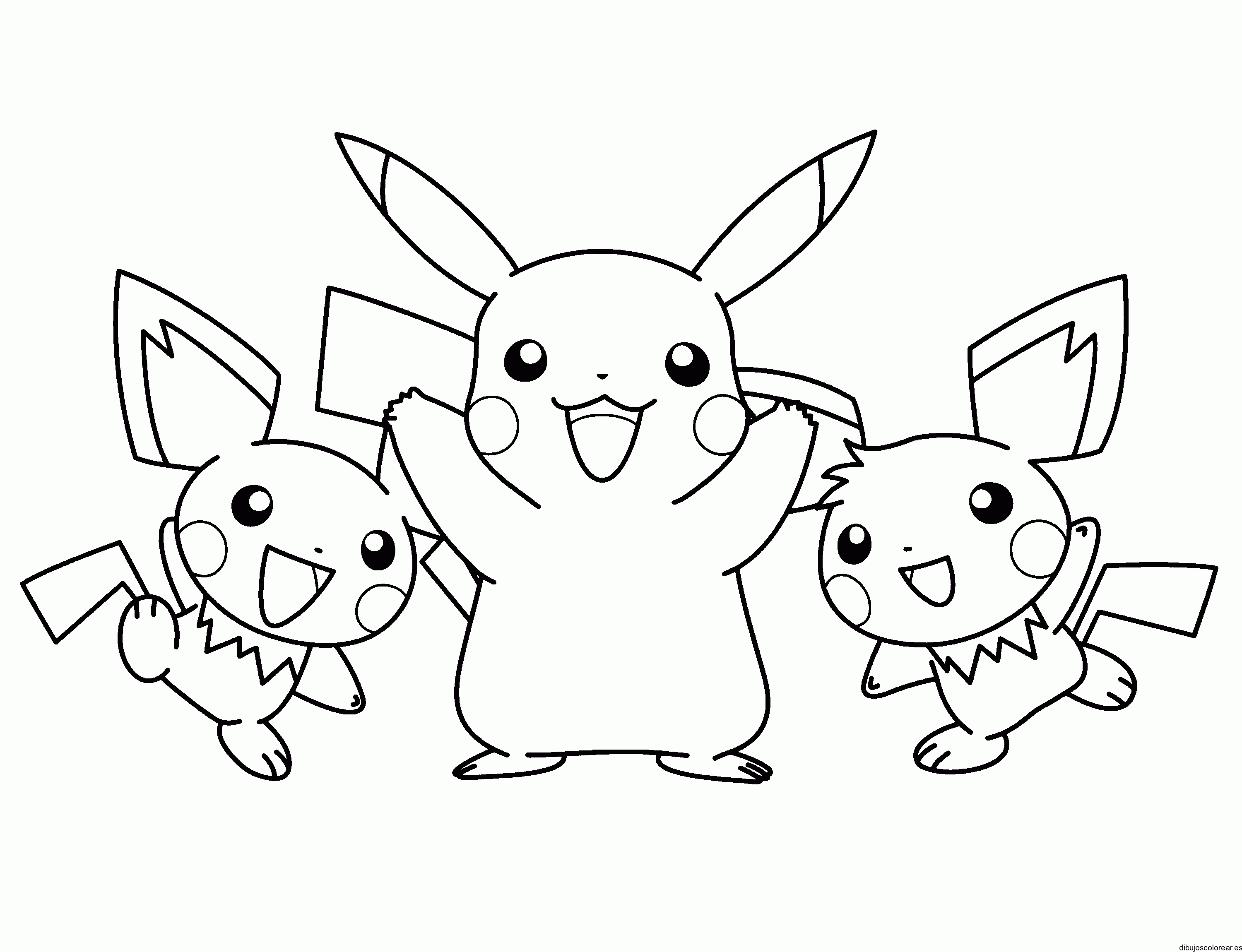 Dibujos Para Colorear De Pokemon Electrico Dibujos Para