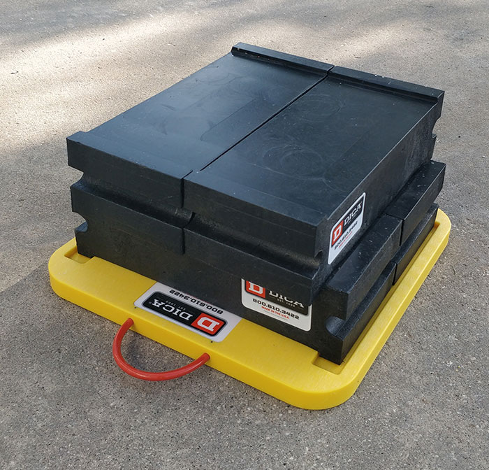 ProStack Slot Lock Recycled Plastic Cribbing Blocks DICA