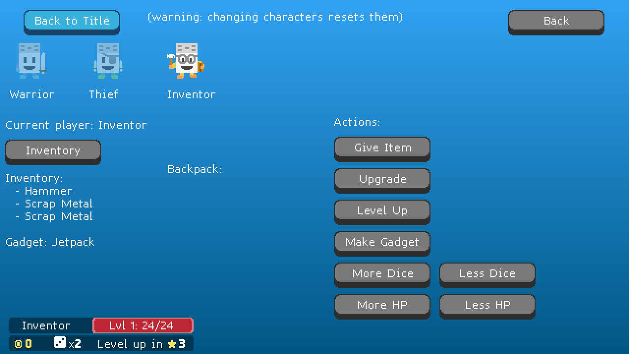 Dicey Dungeons 0.7 Dicey Dungeons