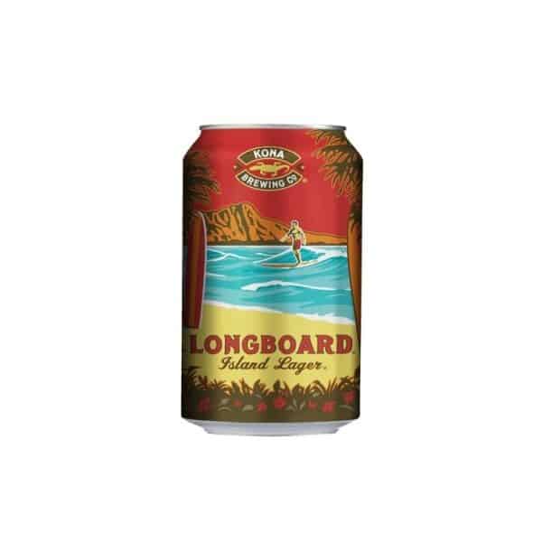 Kona Brewing Longboard Island Lager 355ml Can Diceys OffLicence