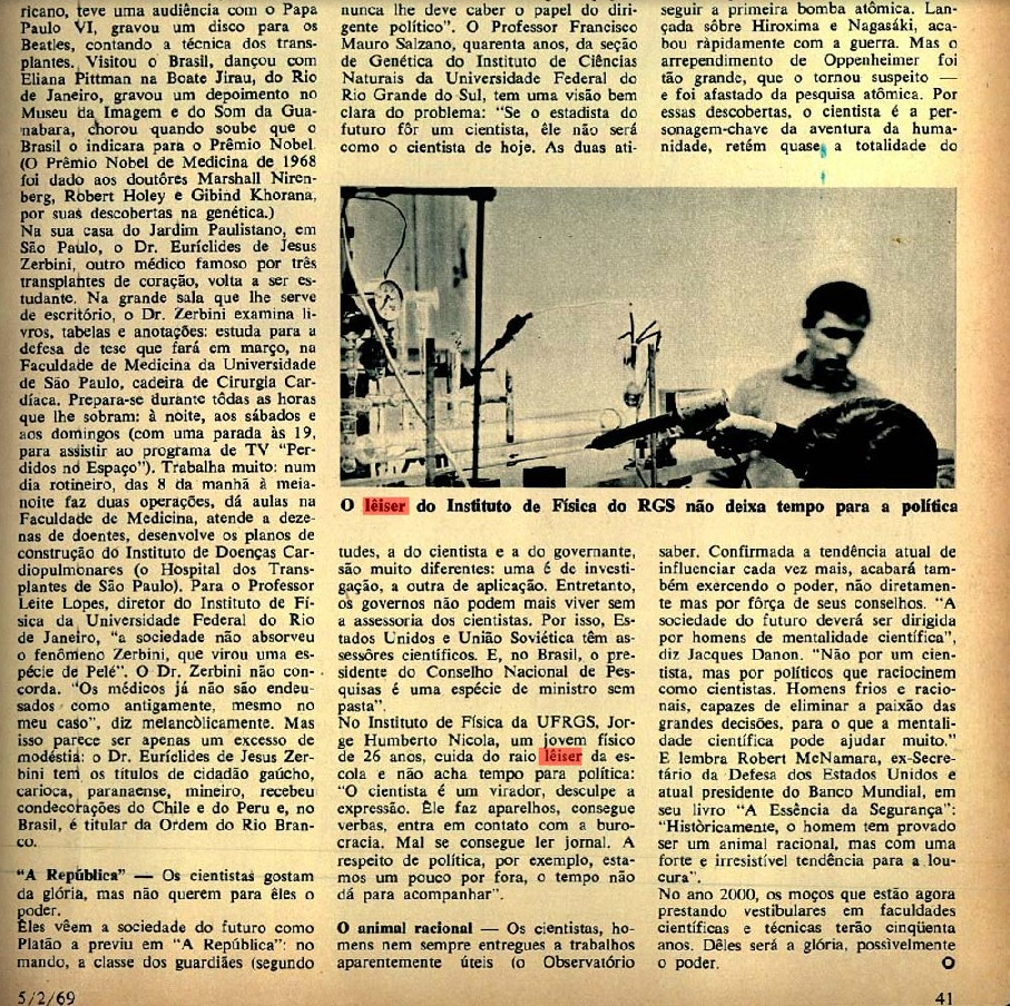 Em português, lêiser, não “laser”