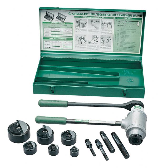 Knockout Punch, 1/2" to 3", Manual Dickie Moore Rentals