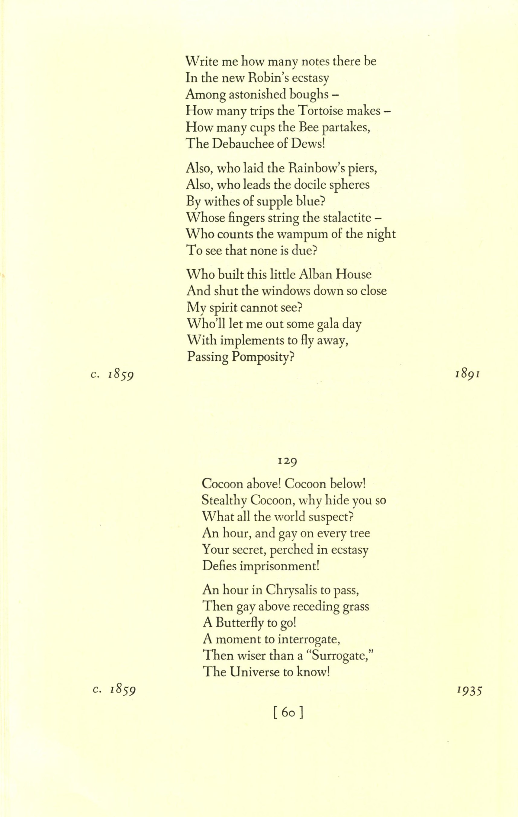 Emily Dickinson: Fascicle 6 | 607