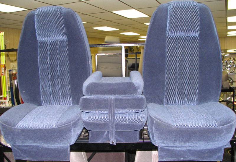 8096 Ford F150 Reg or Ext Cab with Original OEM Bench Seat C200 Blue