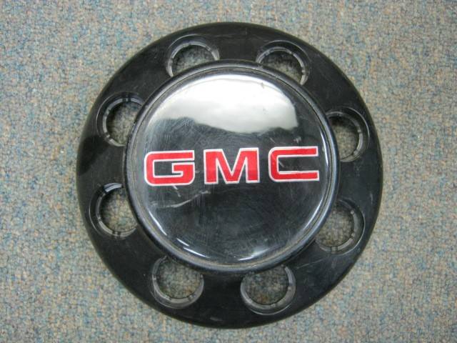 9200 GMC CK Sierra 3500 Truck 8 Lug OEM Rear Dually Black Center Cap