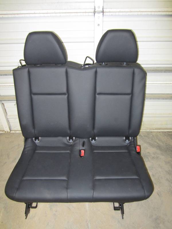 2016 Mercedes Benz Metris Van Black Leather 2nd Row Bench Seat, Dick's