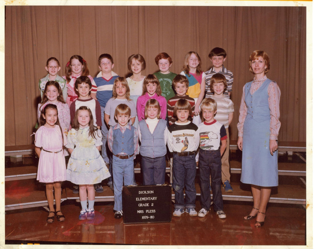 Dickson Elementary School Kingsport Tennessee Classes 1980 Grade