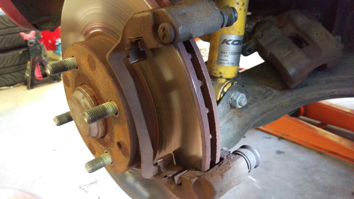 Changing Brakes in a Miata Did It Myself