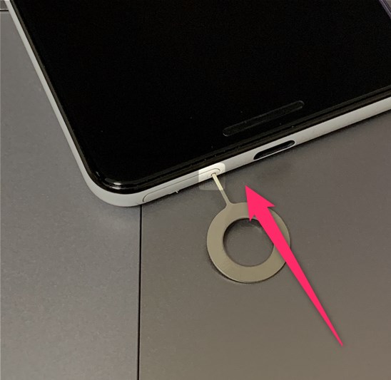Google Pixel3にSIMカードを挿入する・SIMカードを交換する手順・コツ・注意点