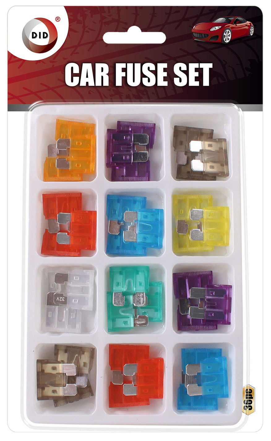 36pc car fuse set – DID Distribution