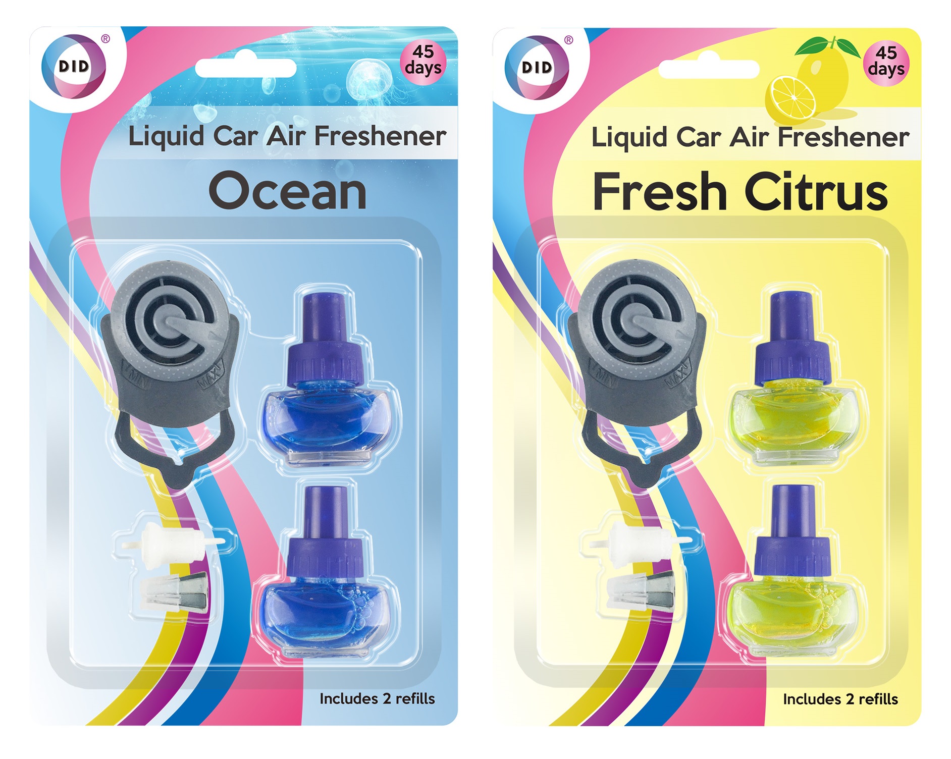 Liquid car air freshener DID Distribution