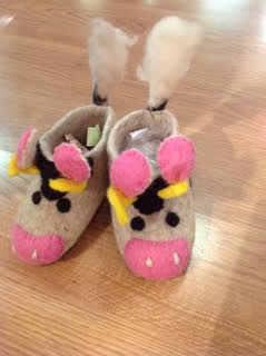 baby cow slippers