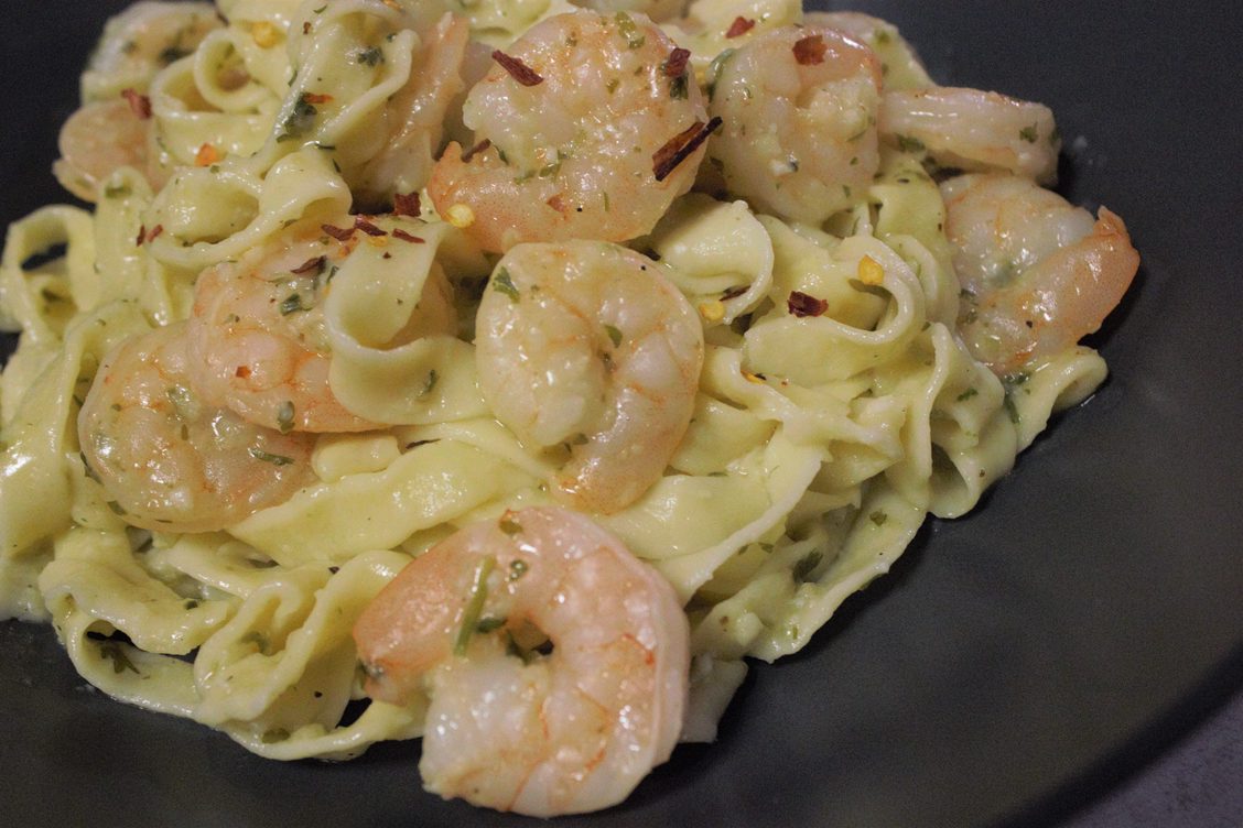 Garlic Prawn Pasta Didgeridoonas