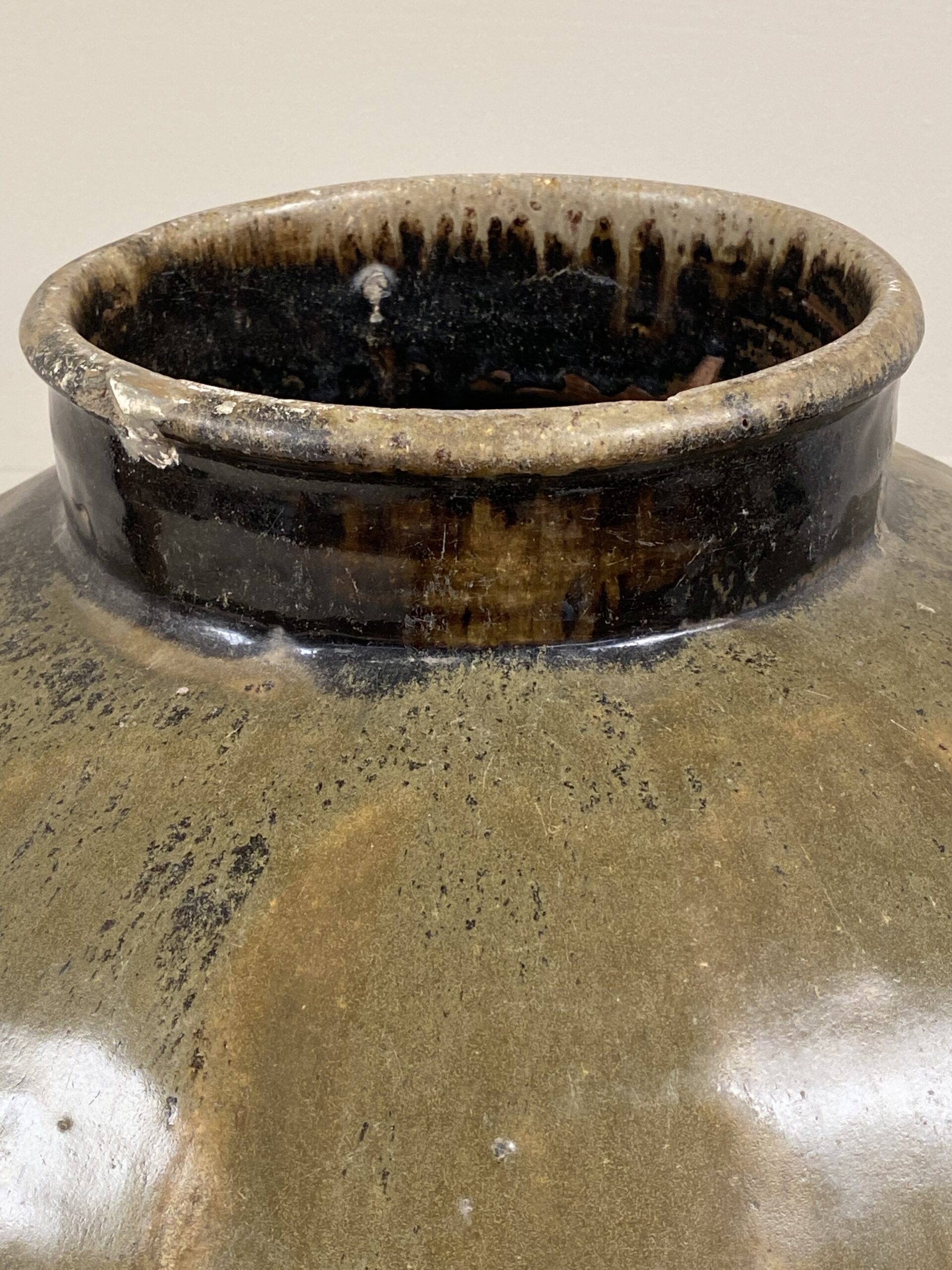 Chinese Glazed Terracotta Vase Didier Abbeloos