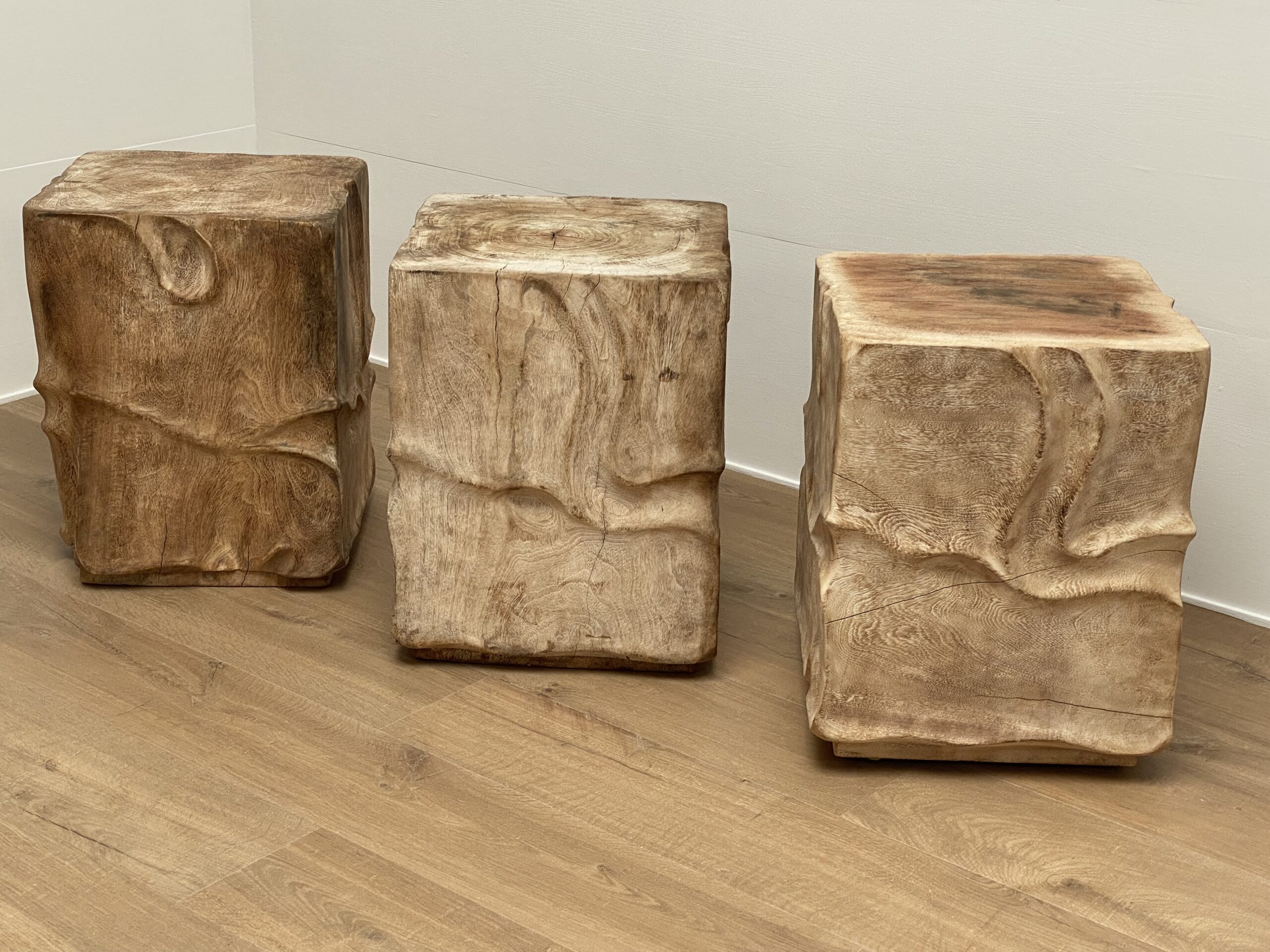 Set of 3 Wooden Blocks Didier Abbeloos
