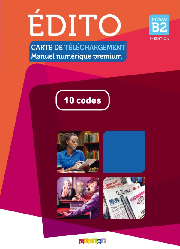 Edito niv.B2 (éd 2015) Carte de téléchargement premium élève