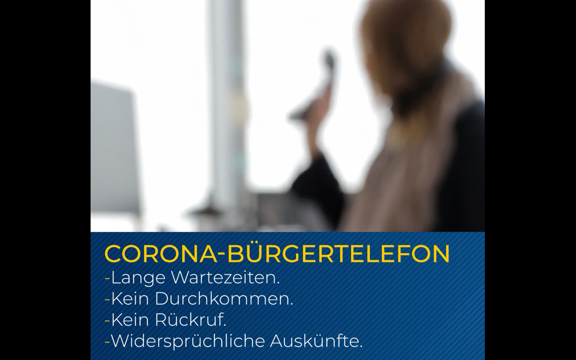 CoronaBürgertelefon Seit Monaten dieselben Probleme VIDEO Die