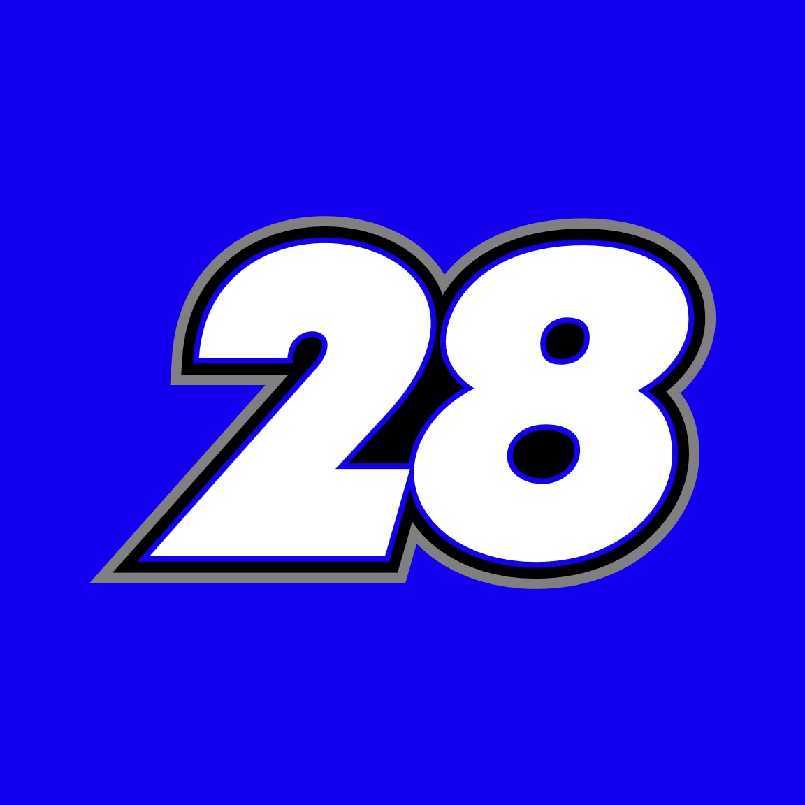 2023 ZANE SMITH XFINITY NUMBER CARDS