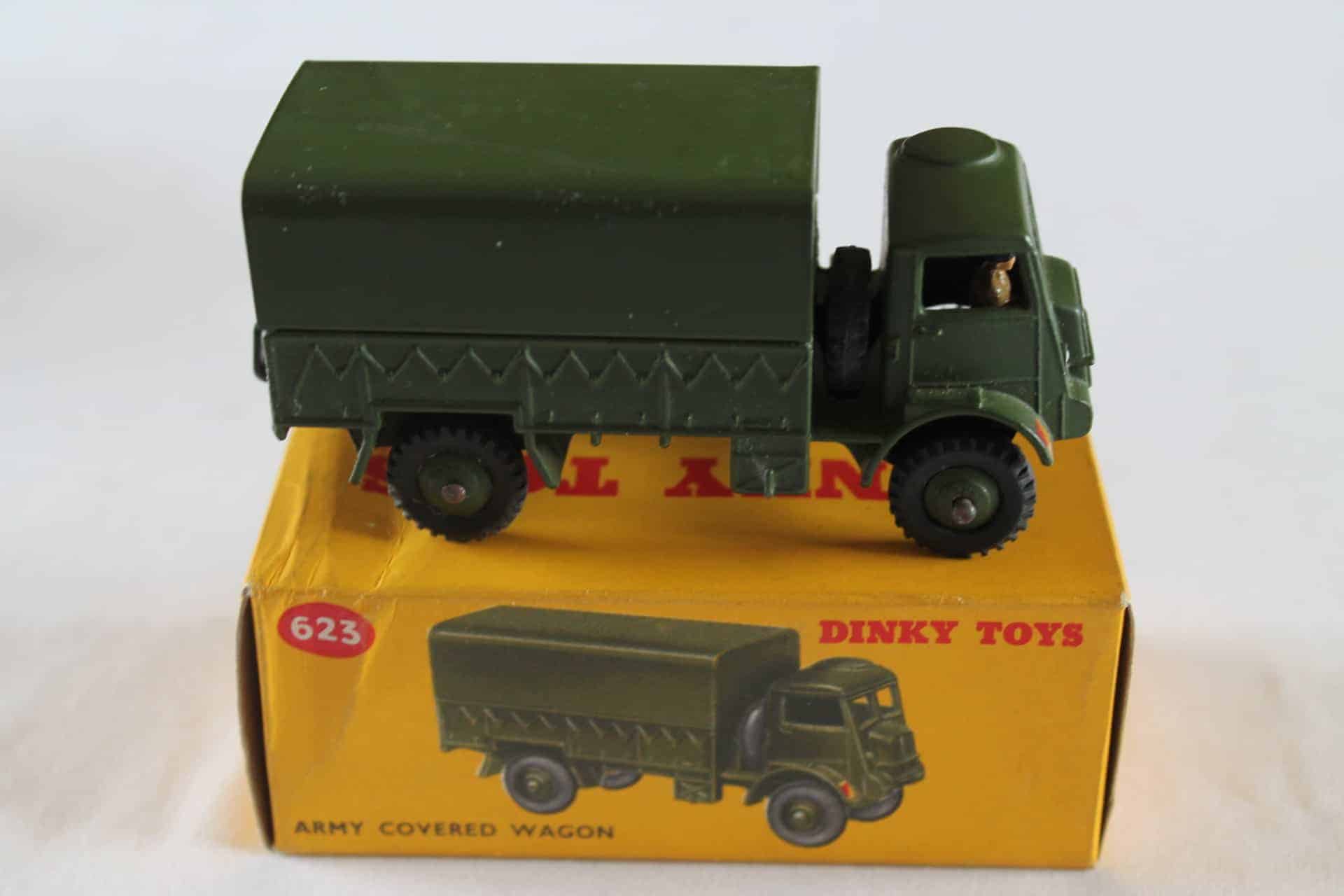 Dinky Toys 623 Army Covered Wagon Diecast