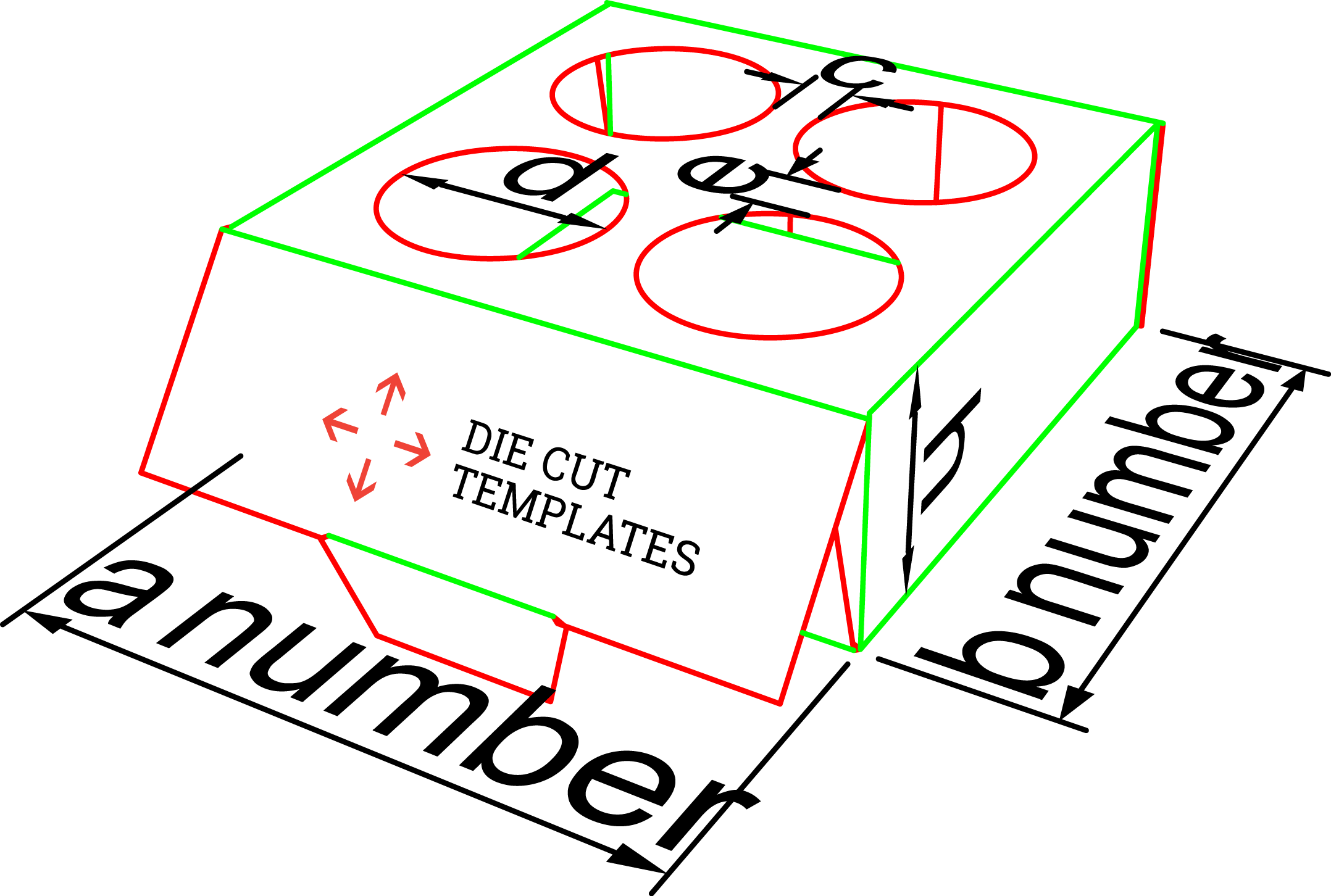 Die Cut Templates Free Dielines