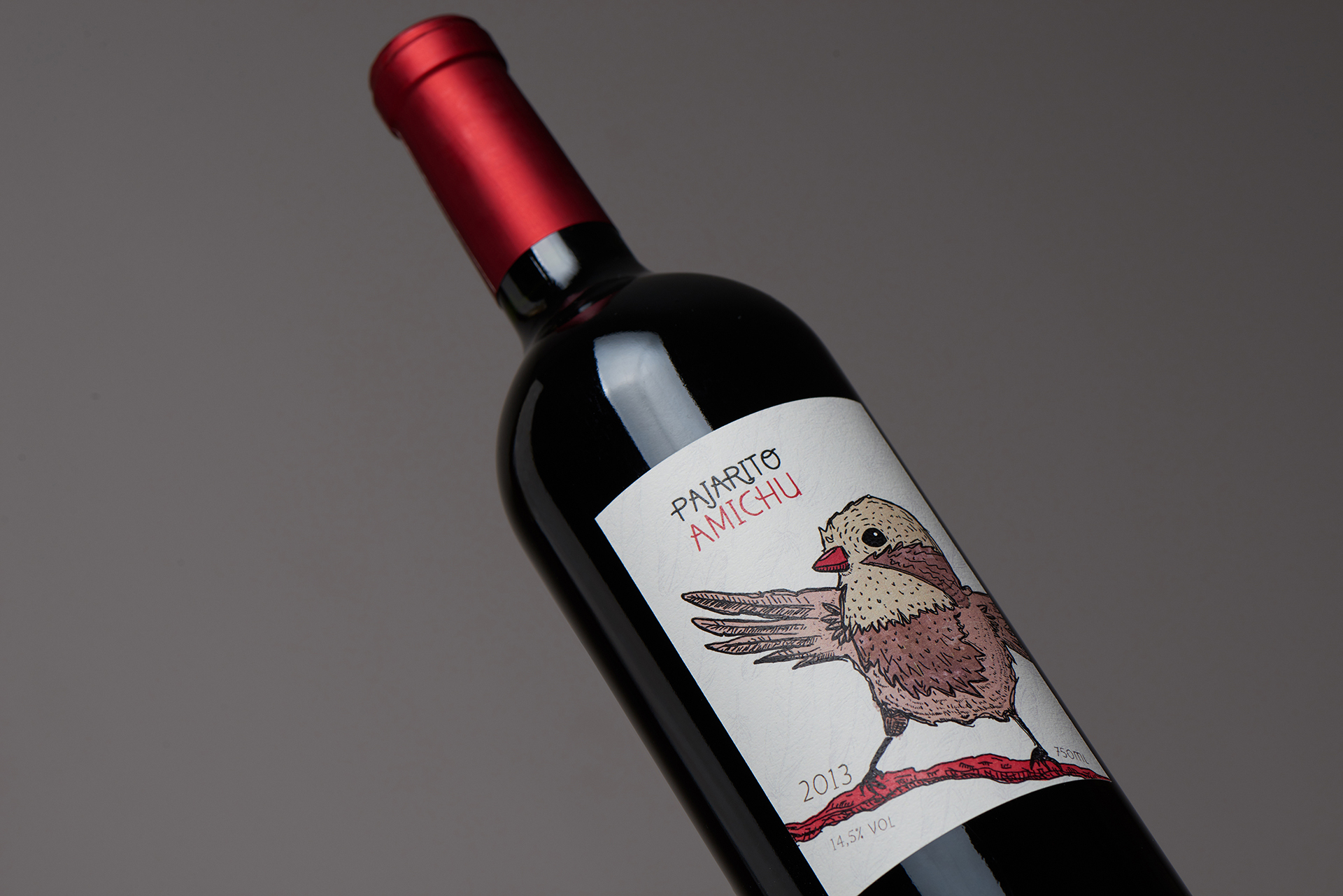 Wine label / Pajarito Amichu Diego Fernandez Design