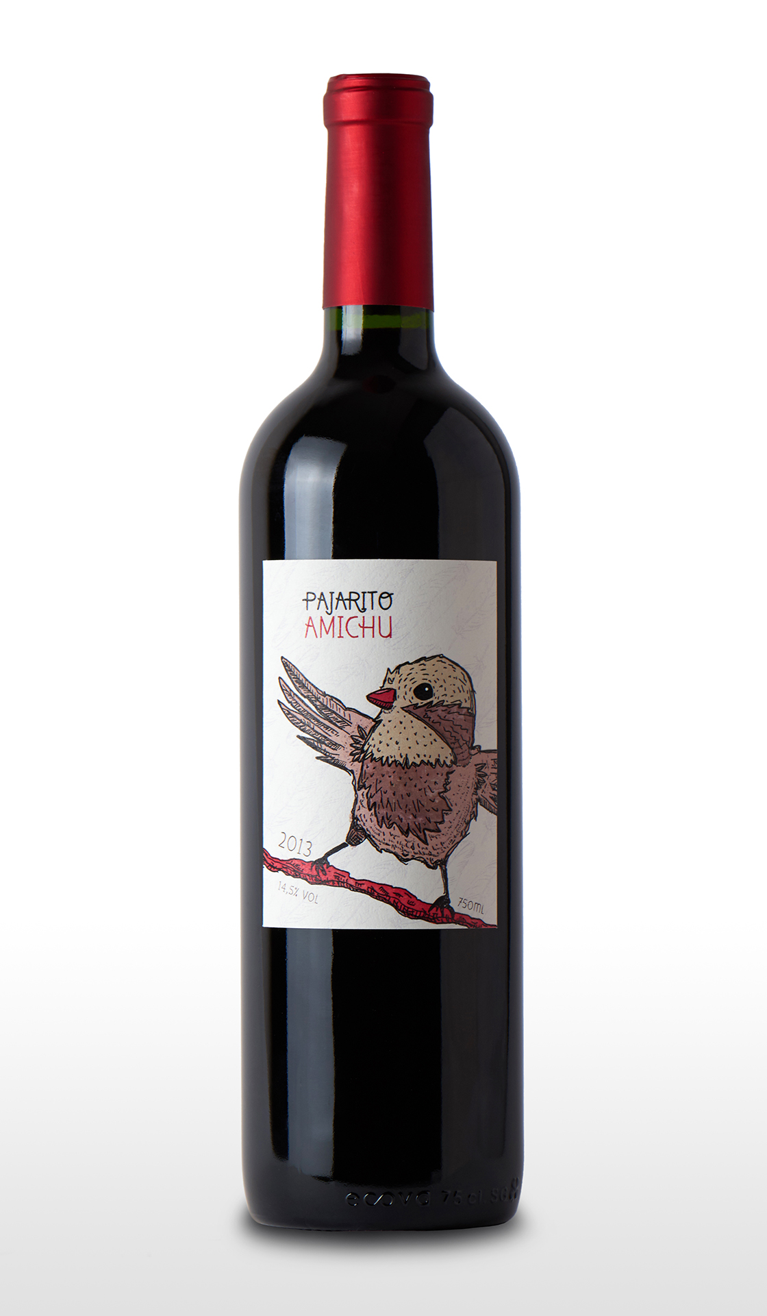 Wine label / Pajarito Amichu Diego Fernandez Design