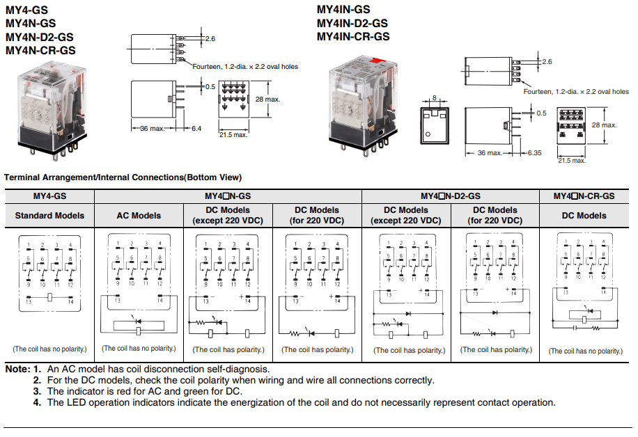 Relay Circuit Diagram And Connection । MY2N, MY4N, MK3PN, 59 OFF