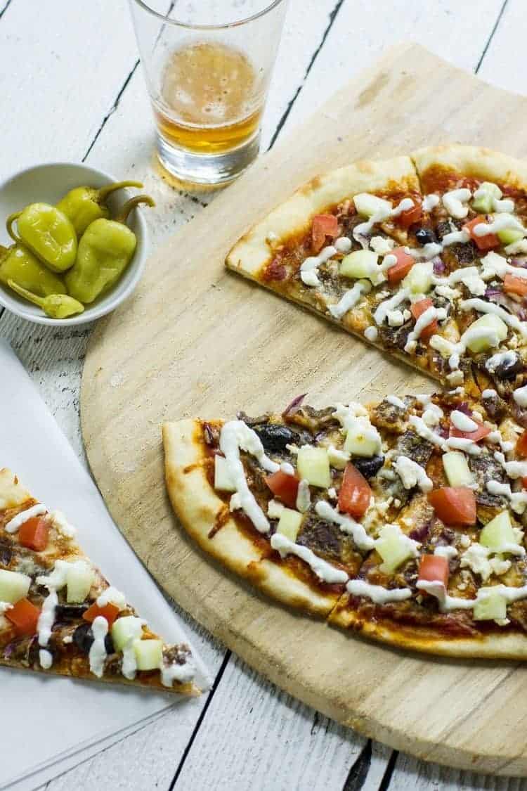 Gyros Pizza der Geschmack Griechenlands Die Rezepte