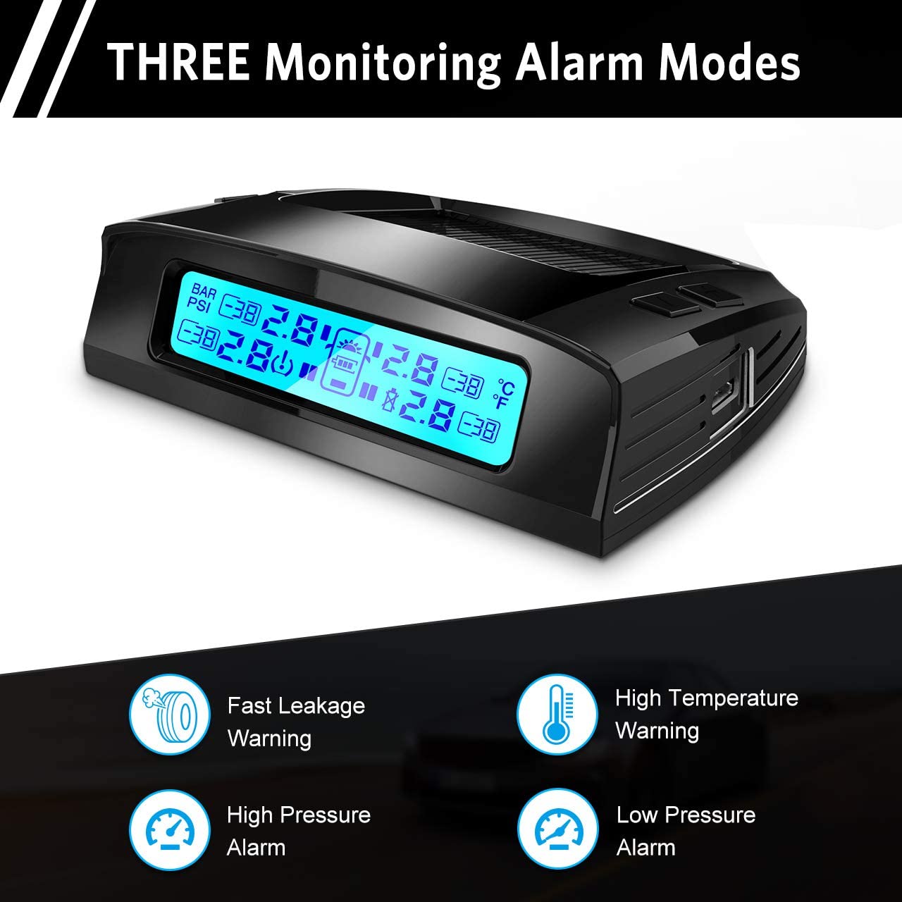 Tymate Tire Pressure Monitoring System 4 External Sensor (087 PSI