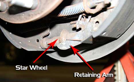 Adjusting Rear Drum Brakes