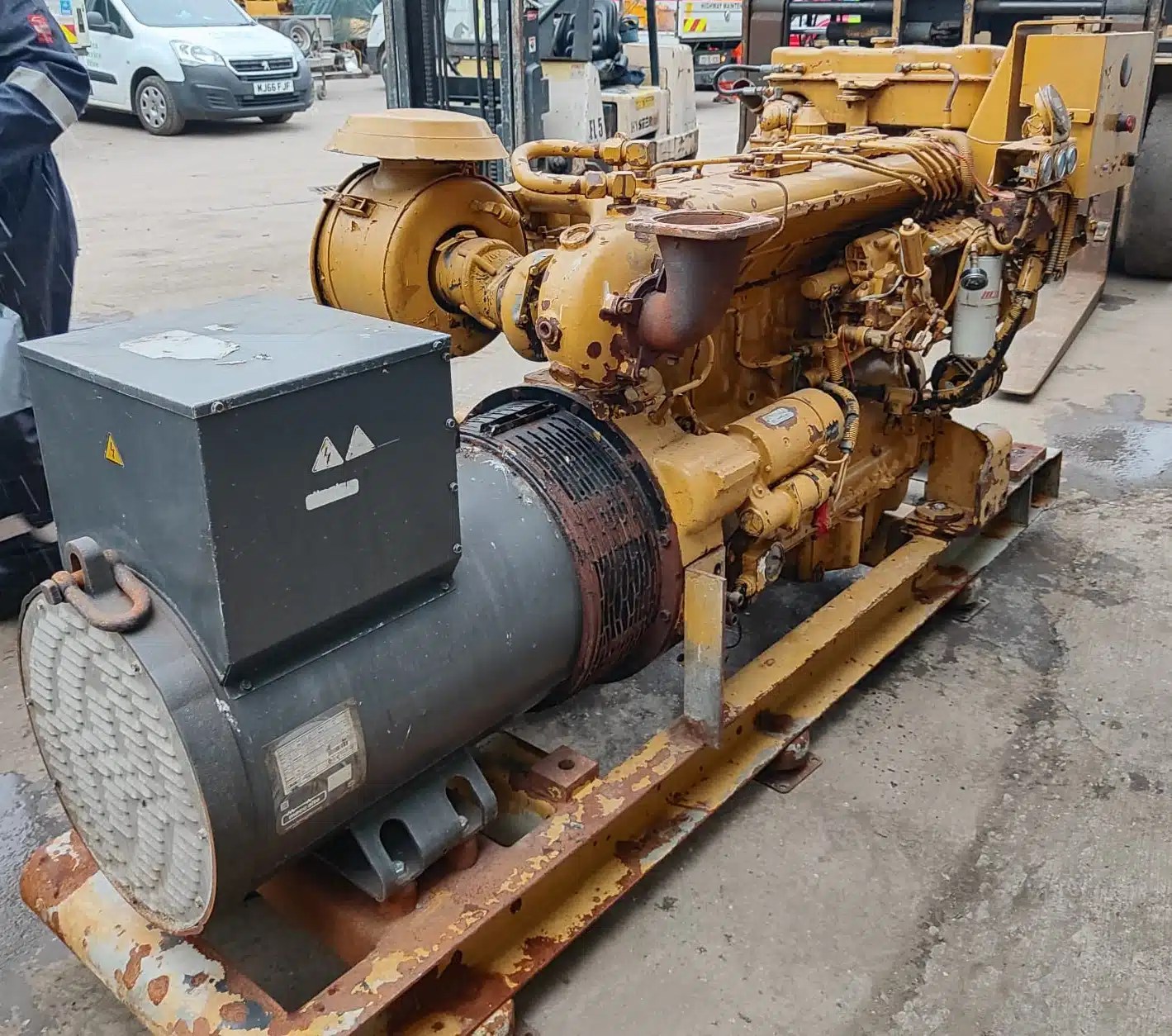 150 kVA CAT 3306/MeccAlte Marine Generator For Sale
