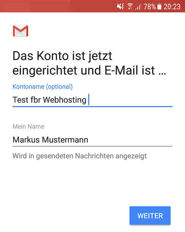 Externes Email Konto in Gmail App einfügen Dies und das