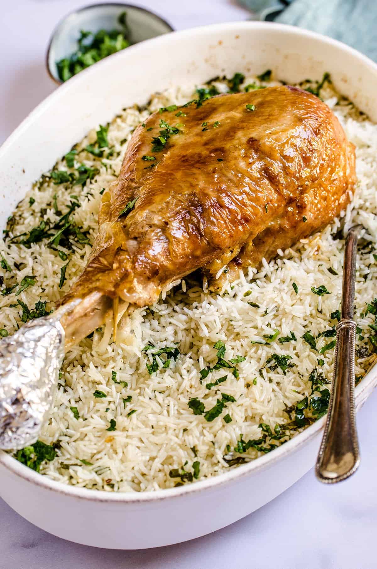 Easy Turkey Legs Casserole Recipe with Rice Diethood