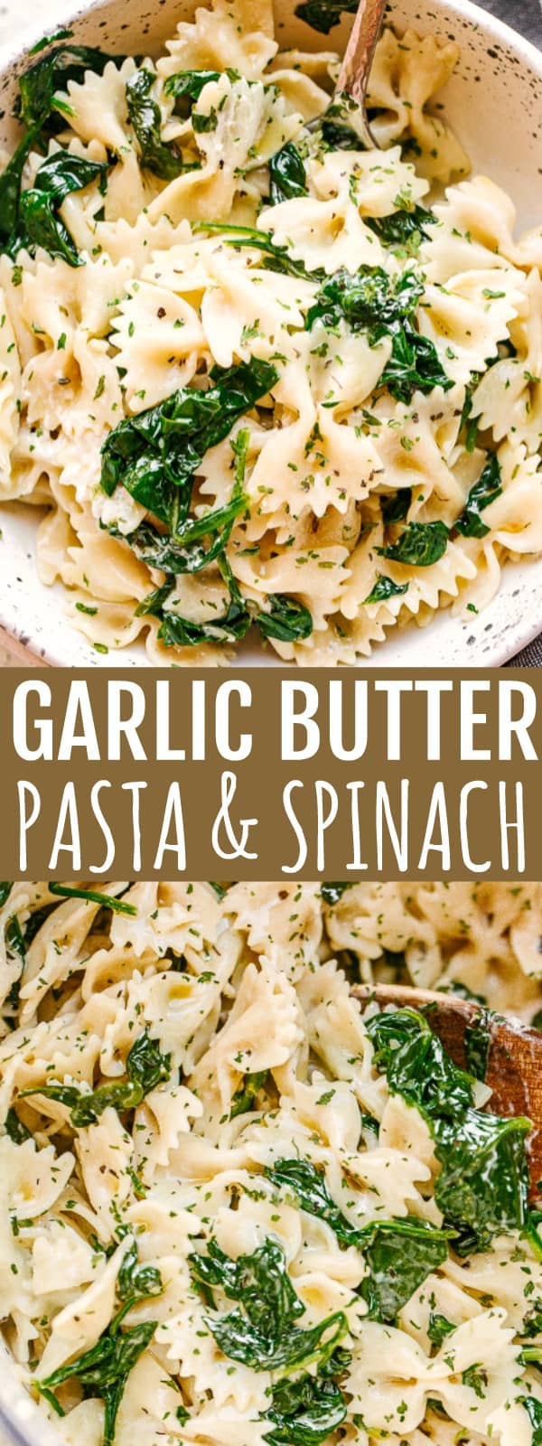 GarlicButter Spinach and Pasta Recipe My Favorite Spinach Pasta